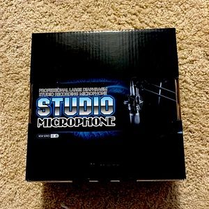 Professional studio recording microphone